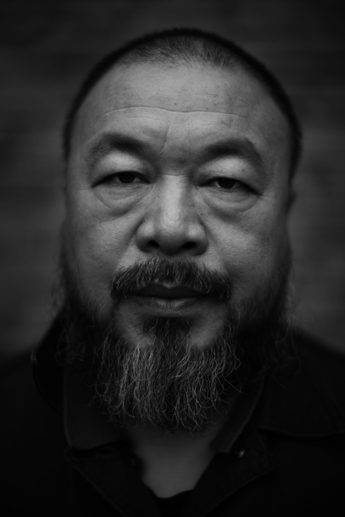 Ai Weiwei poses for a portrait at his studio in Beijing, China on Nov. 6, 2011.